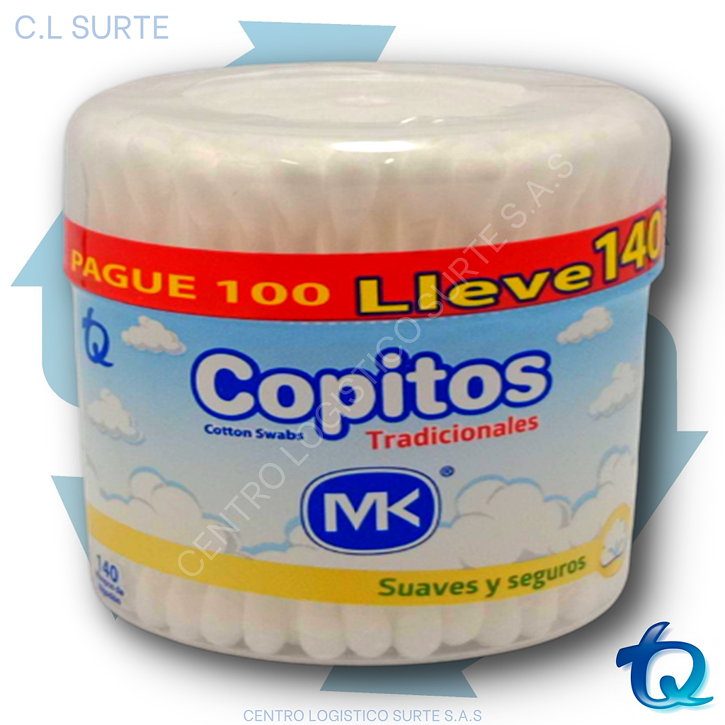 COPITOS X 140 UND MK CANASTA GTS 40 TQ C-H + IVA