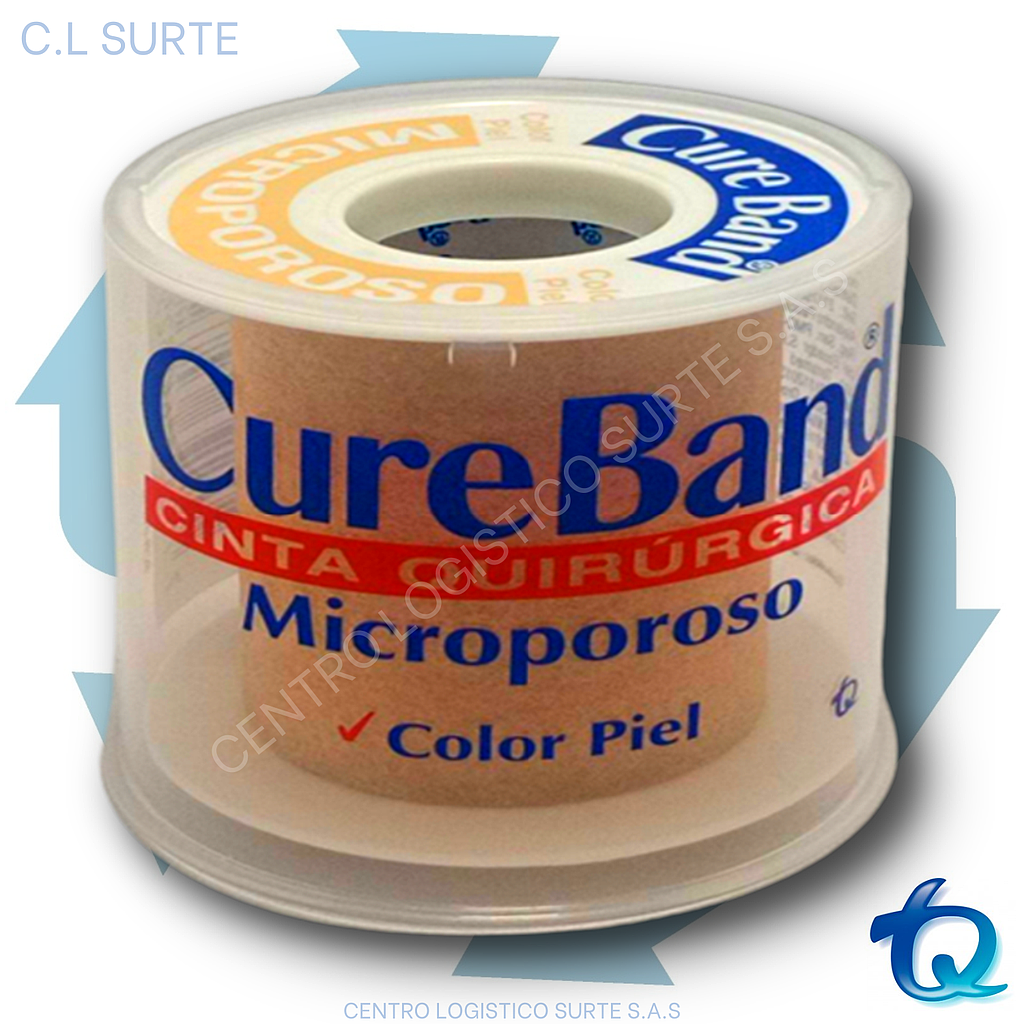 ESP MICROPORE 2&quot; X 5 Y PIEL CARRETE TQ C-H