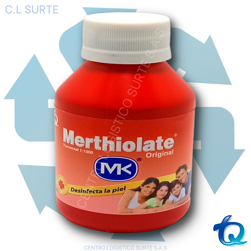 MERTHIOLATE X 90 CC ROJO TQ C-H