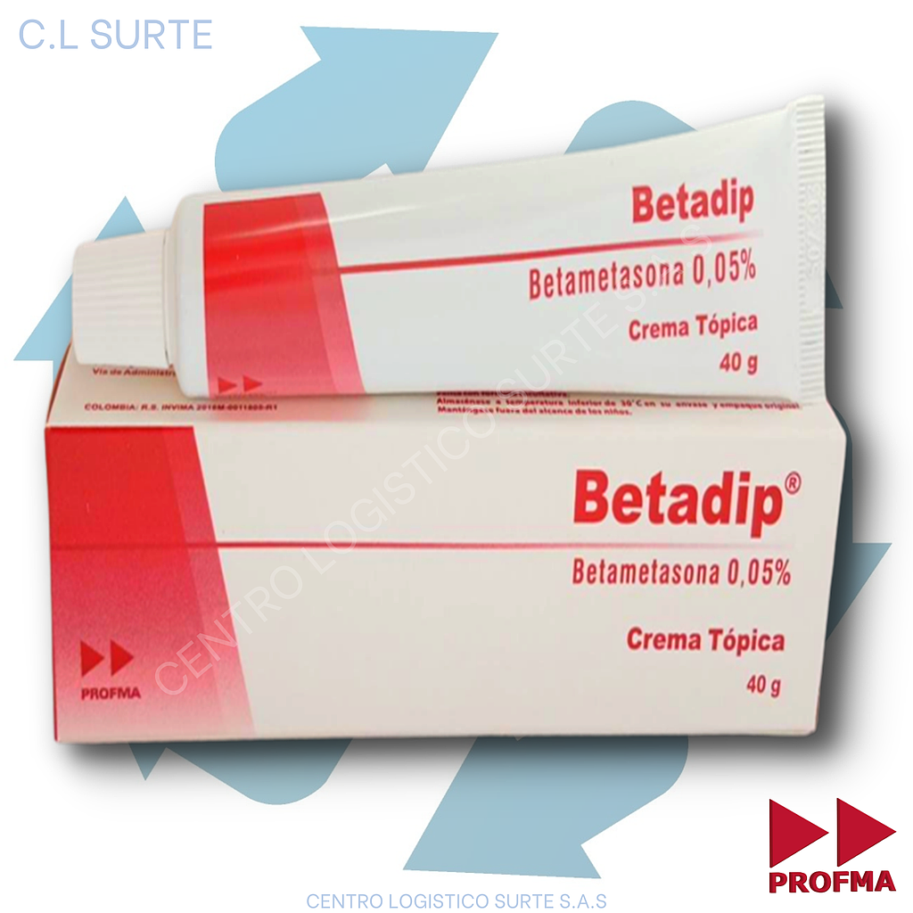 BETADIP CREMA X 40 G BETAMETASONA 0.05% PROFMA