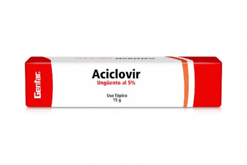 ACICLOVIR UNGUENTO 5% X 15 GR GENFAR