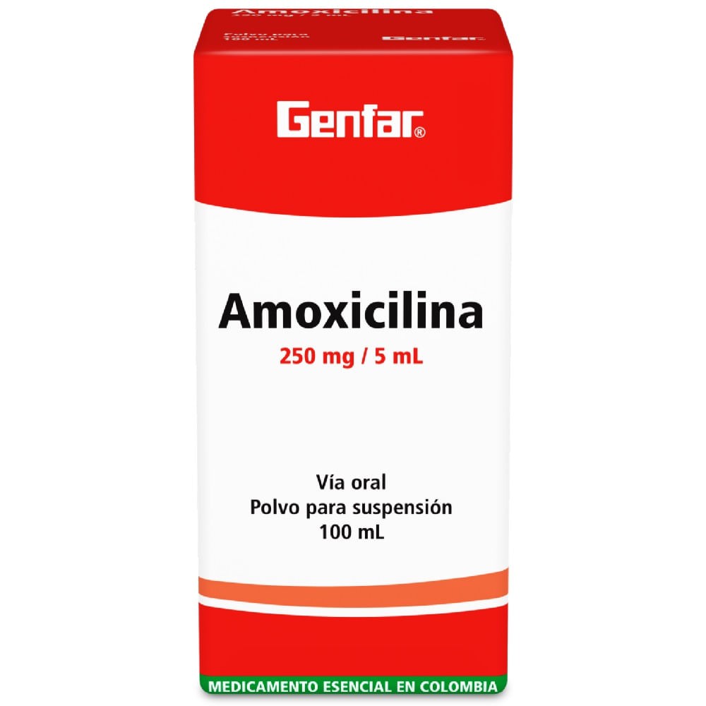 AMOXICILINA 250 MG SUSP X 100 ML GENFAR