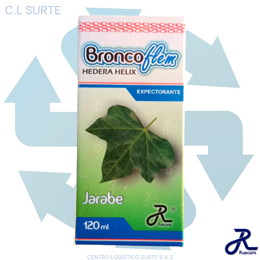 BRONCOFLEM JBE X 120 ML HEDERA HELIX RUECAM