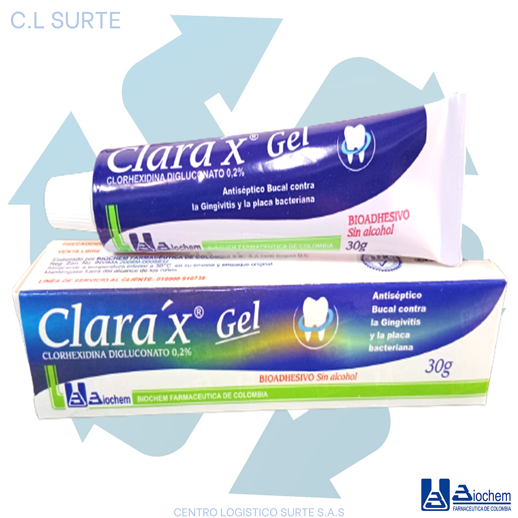 CLARAX GEL X 30 GR CLORHEXIDINA BIOCHEM