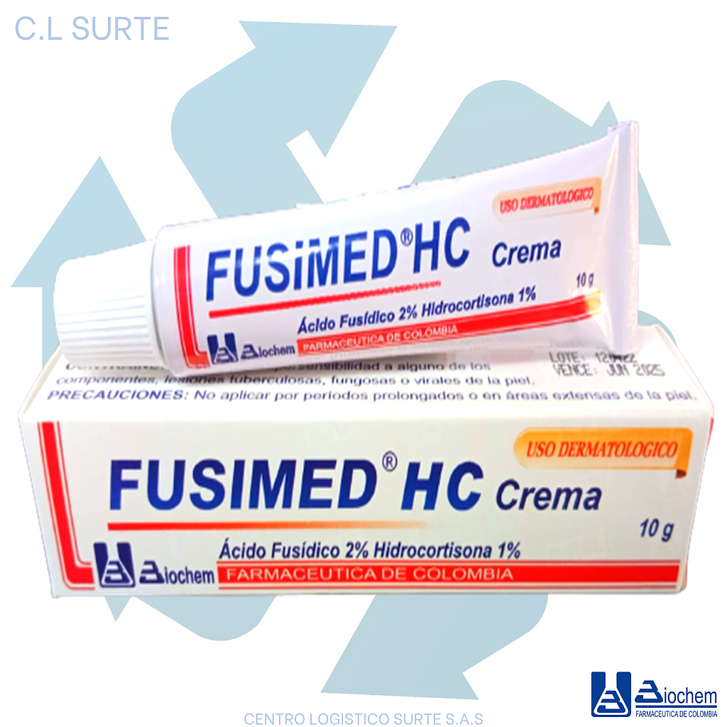 FUSIMED HC X 10 GR CREMA ACIDO FUS+HIDROC BIOCHEM
