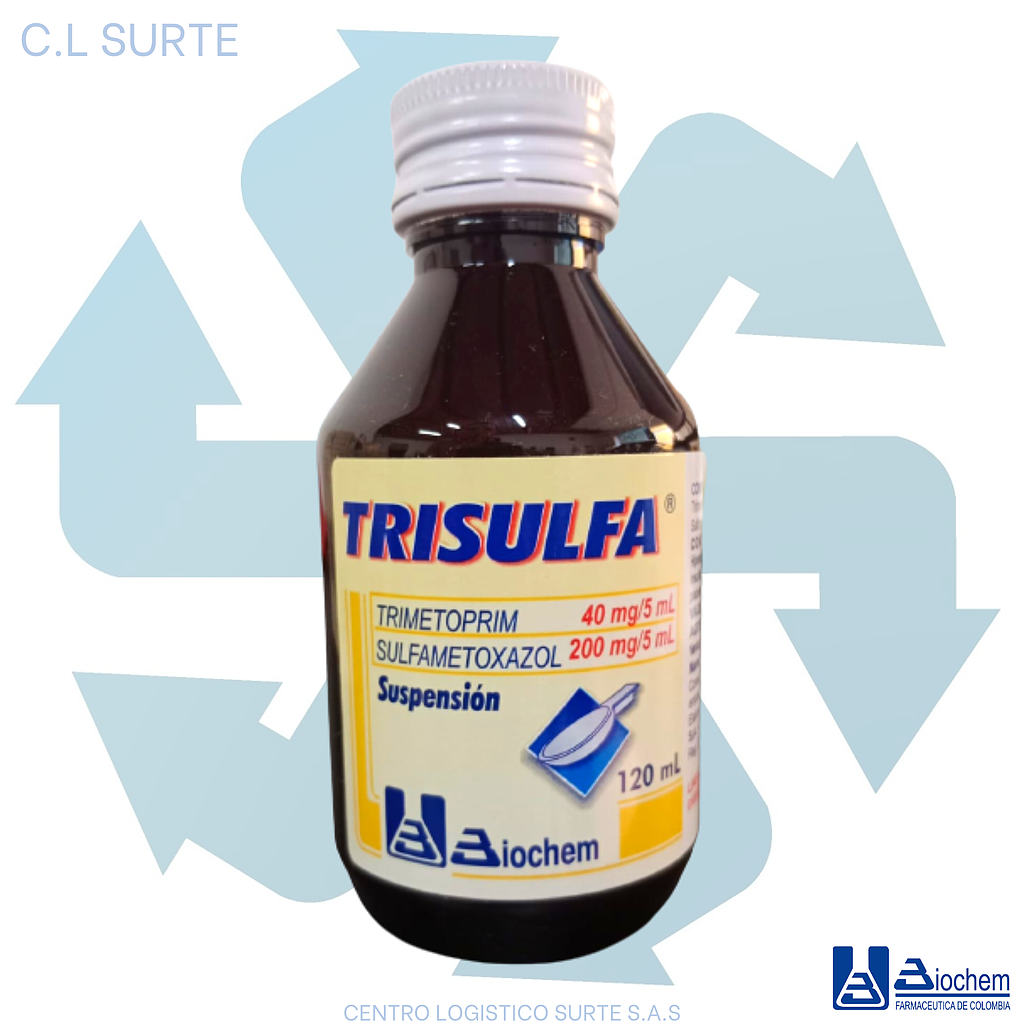 TRISULFA SUSP X 120 ML TRIMETOPR 40/200 BIOCHEM