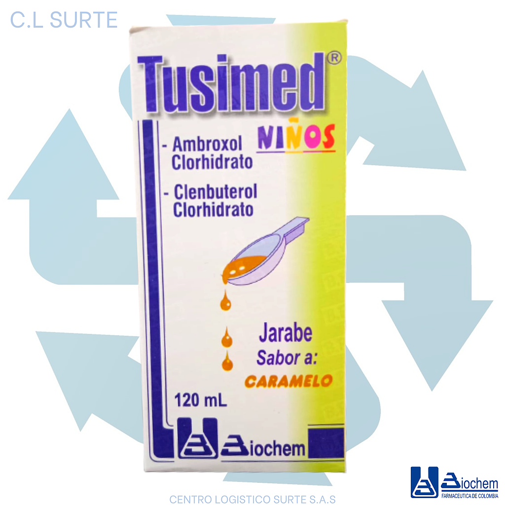 TUSIMED JBE PED X 120 ML AMBROXOL+CLEMB BIOCHEM