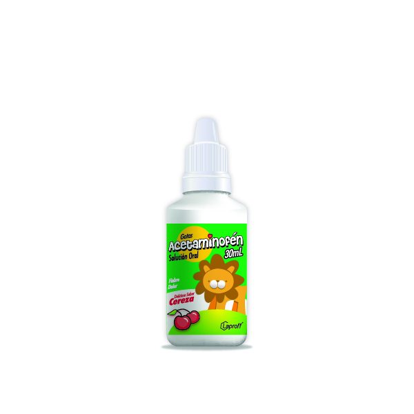 ACETAMINOFEN GOTAS 100 MG X 30 ML LAPROFF