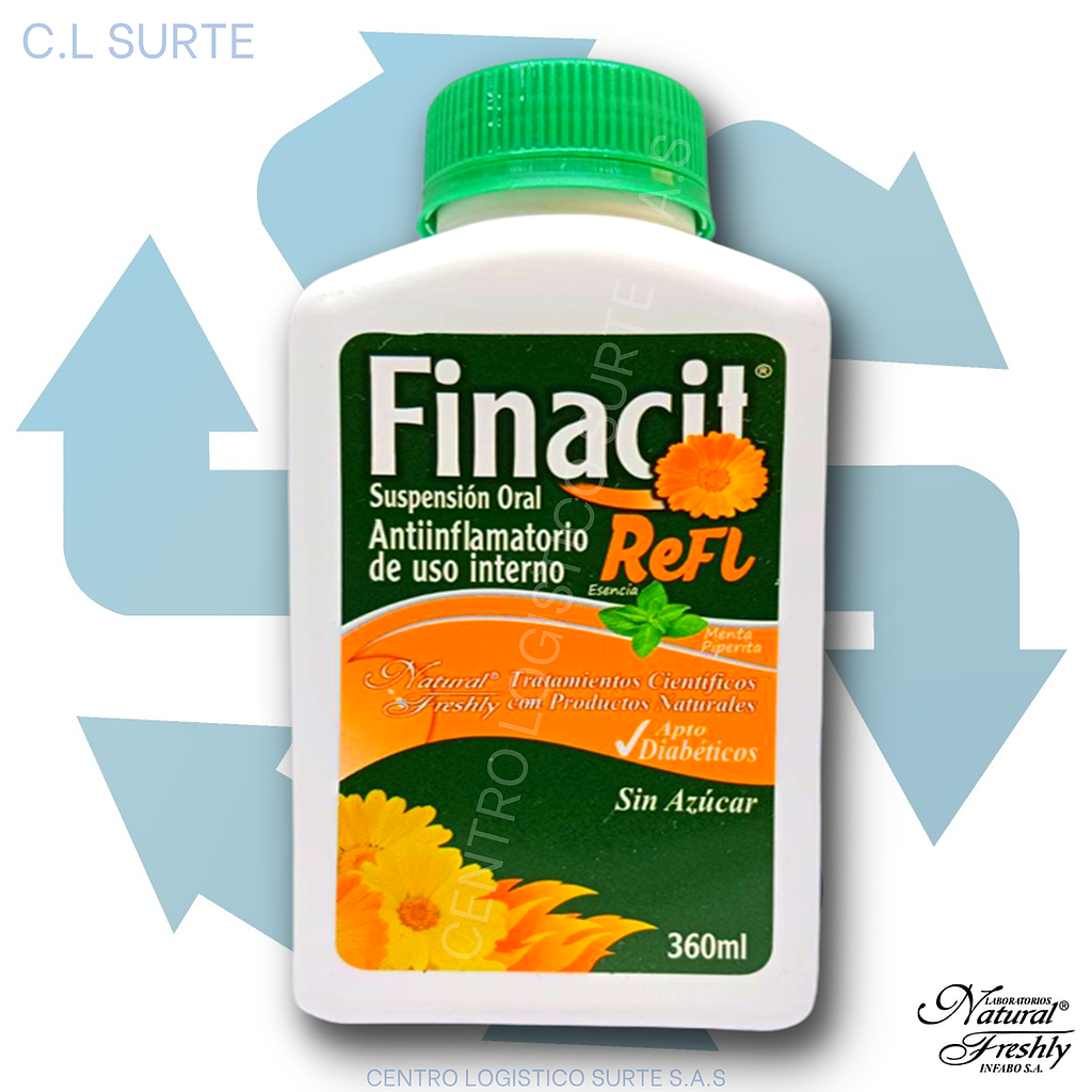 FINACID SOLUC  DE CALENDULA X 360 ML FRESHLY