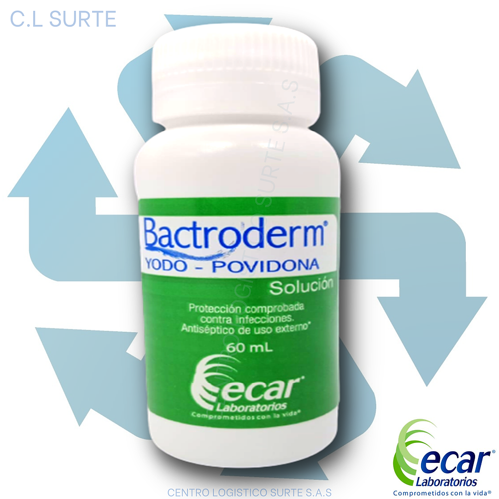 BACTRODERM SOLUCION X 60 ML YODOPOVIDONA ECAR