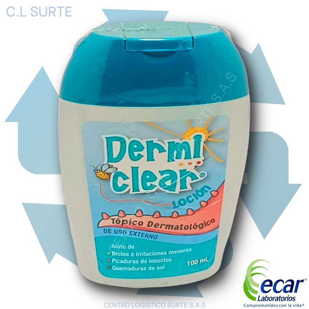 DERMI CLEAR LOCION X 100 ML ECAR + IVA