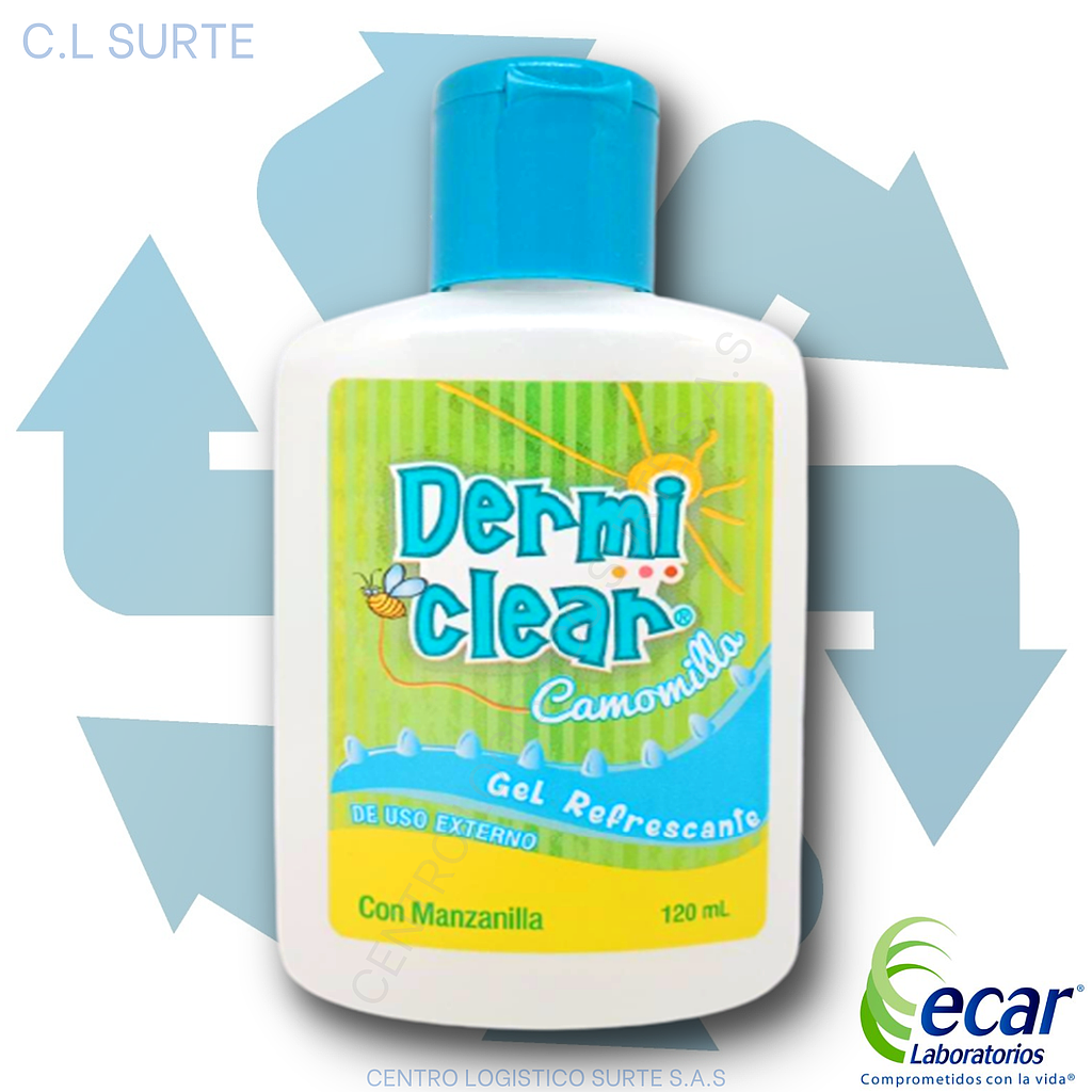 DERMI CLEAR CAMOMILLA GEL X 120 ML ECAR + IVA