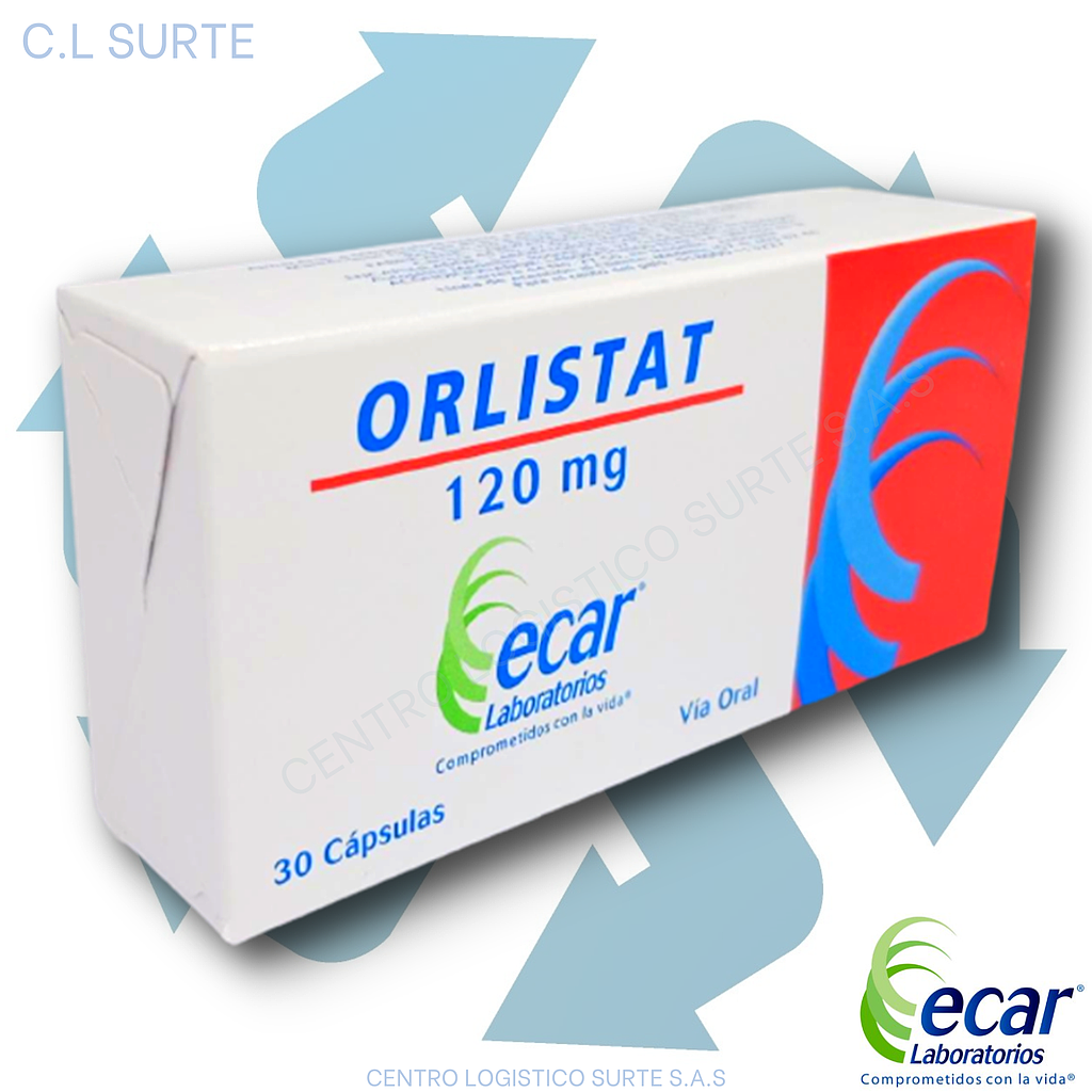 ORLISTAT 120 MG X 30 CAPS ECAR