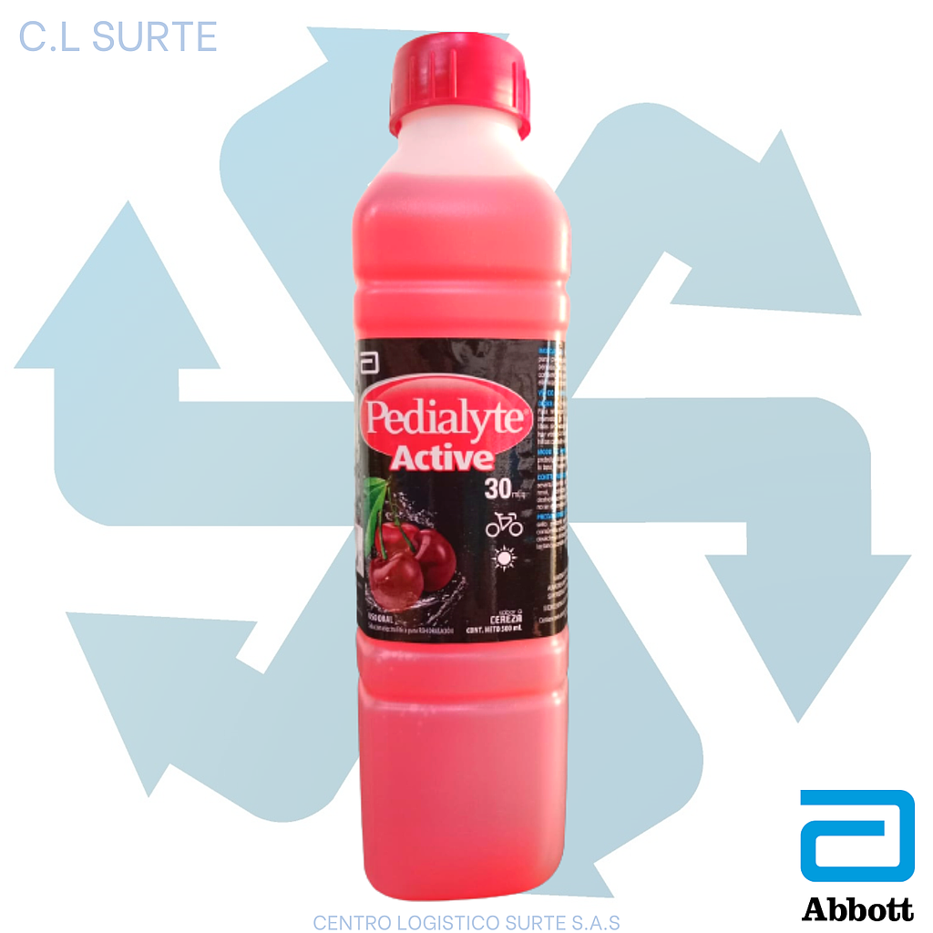PEDIALYTE ZINC 30 X 500 ML CEREZA ABBOTT