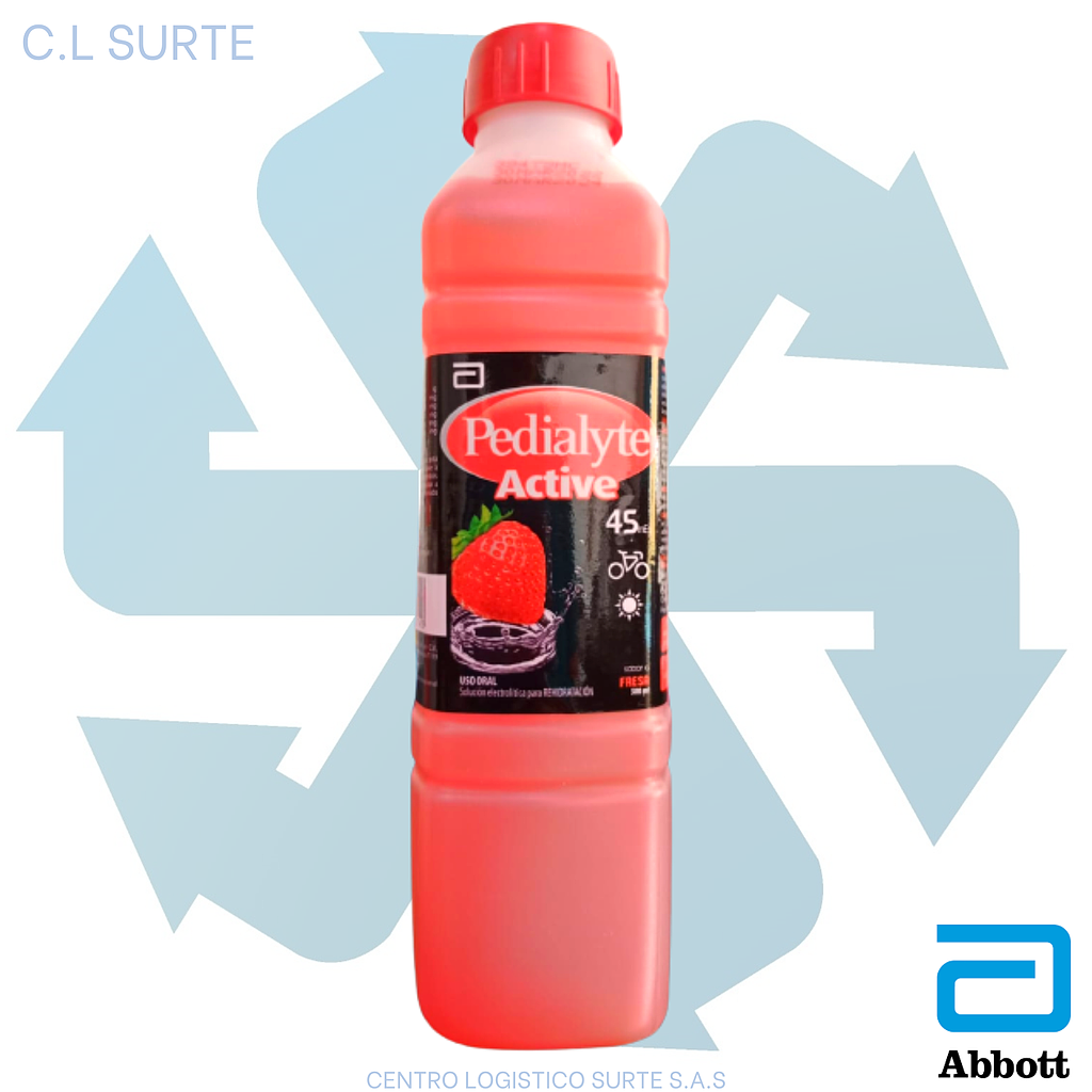 PEDIALYTE ZINC 45 X 500 ML FRESA ABBOTT