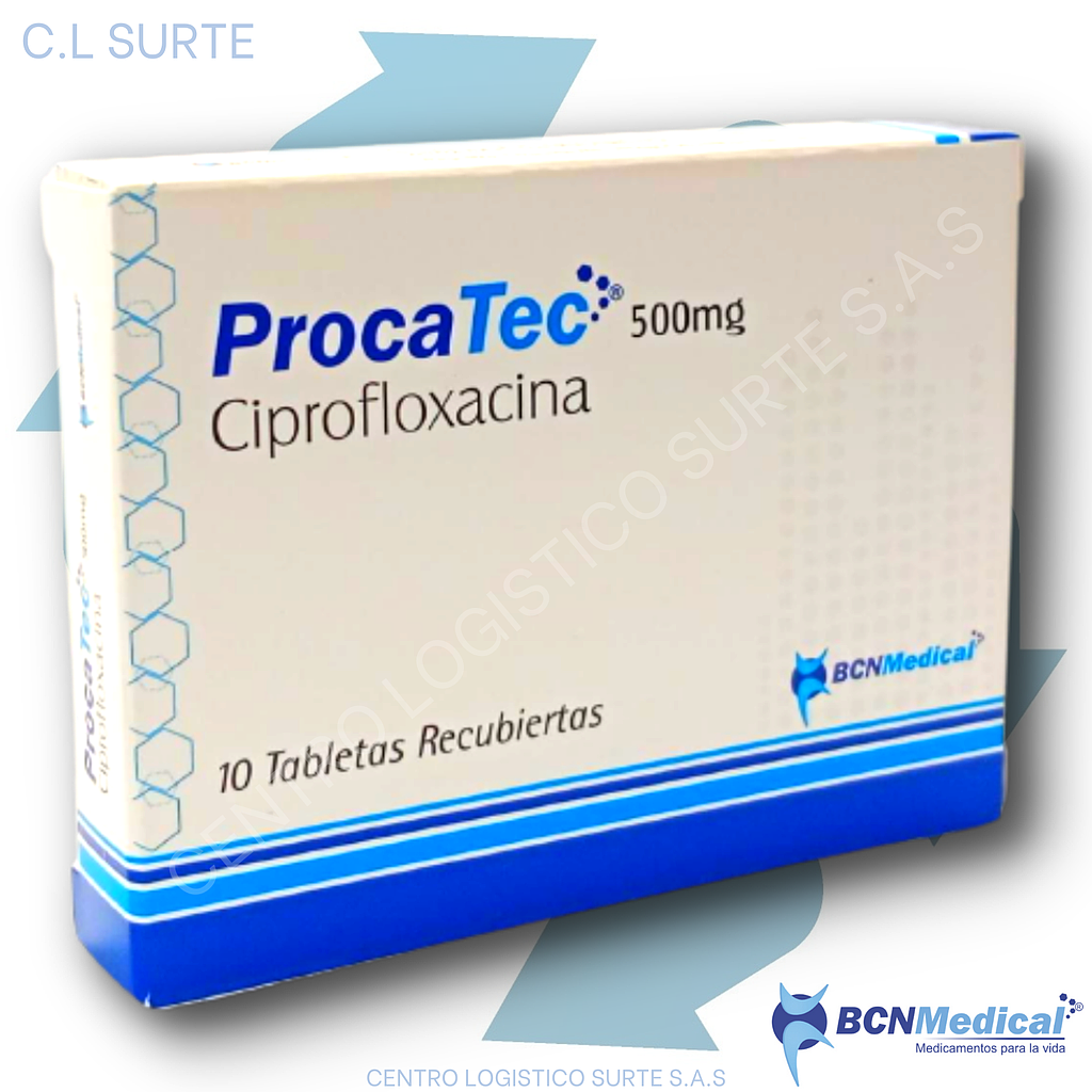 PROCATEC X 10 TAB CIPROFLOXACINO BCN