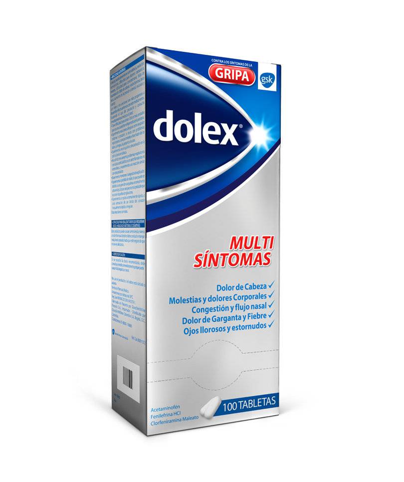 DOLEX GRIPA X 100 TAB PFIZER