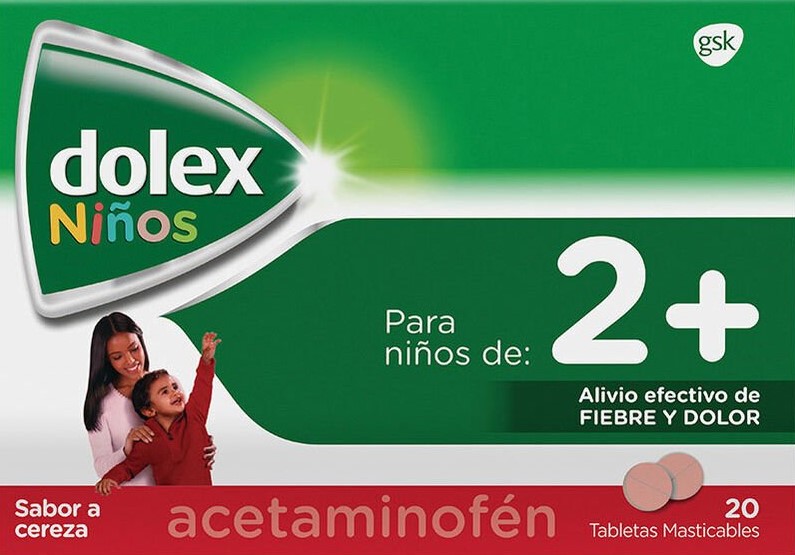 DOLEX PED 2+ 100 MG X  20 TAB PFIZER