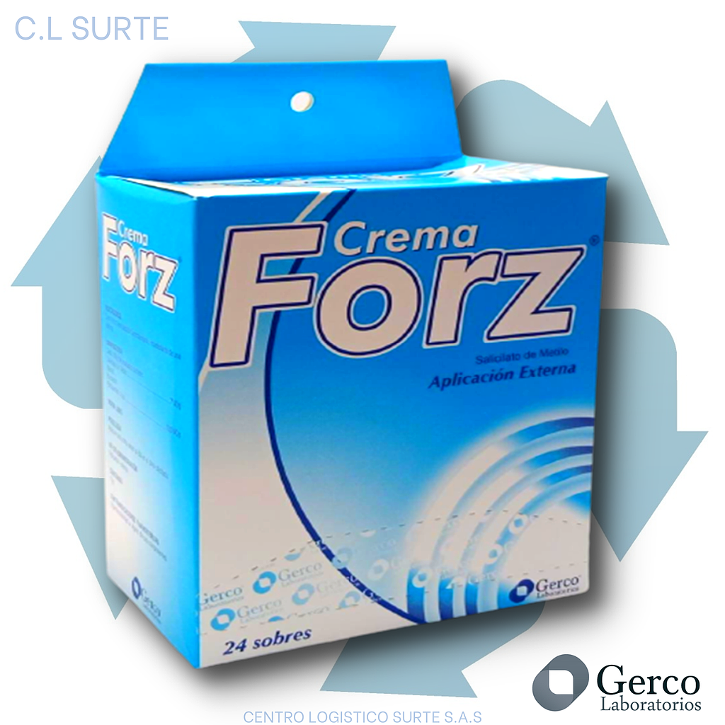 CREMA FORZ X 24 SOBRES GERCO