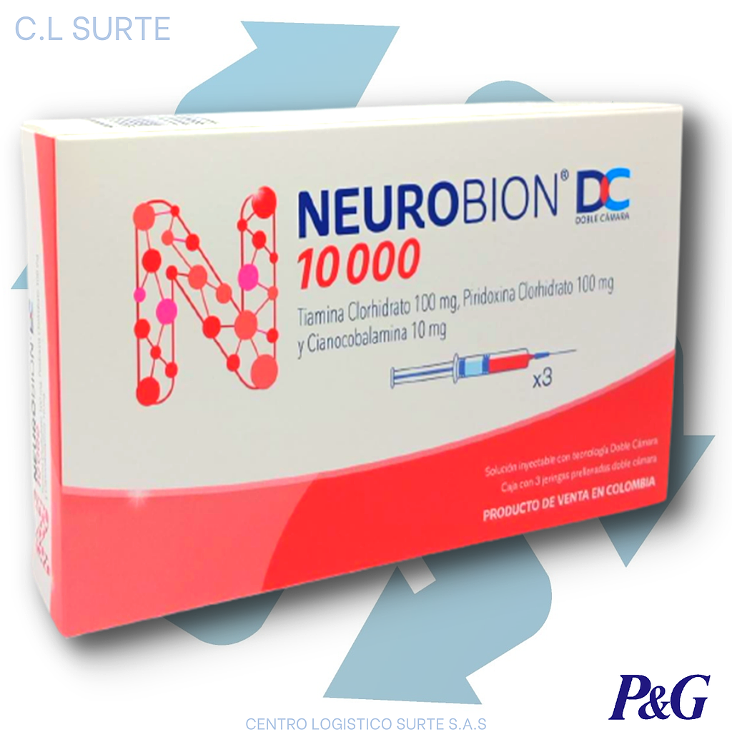 NEUROBION DC 10000 ML X 3 AMP PROCTER