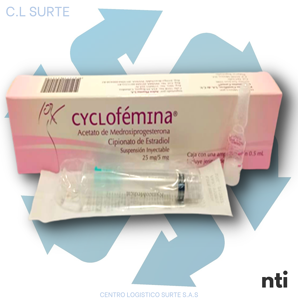 CYCLOFEMINA 5 MG X 1 AMP NEW TRADE INTERNATIONAL
