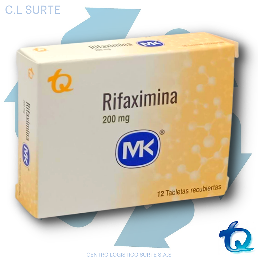 RIFAXIMINA 200 MG X 12 TAB MK TQ