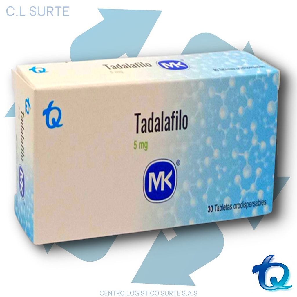 TADALAFILO  5 MG X 30 TAB ORODISPERSABLES MK TQ