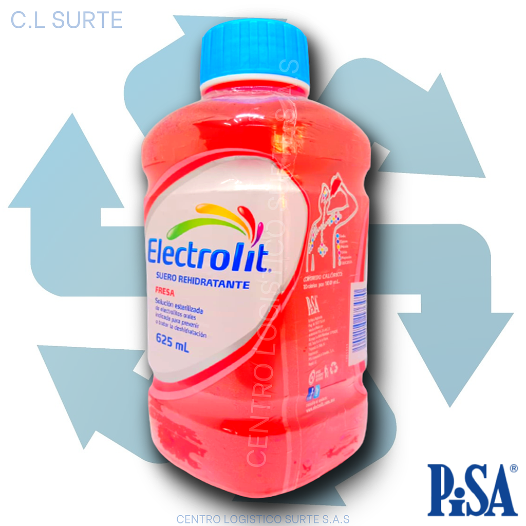 ELECTROLIT X 625 ML FRESA PISA