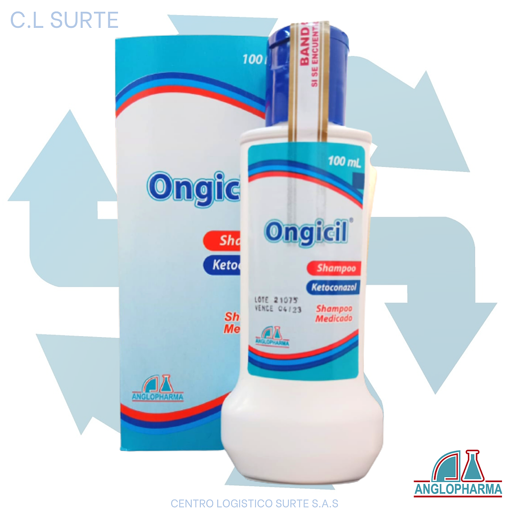 ONGICIL SHAMPOO X 100 ML KETOCONAZOL ANGLOPHARMA