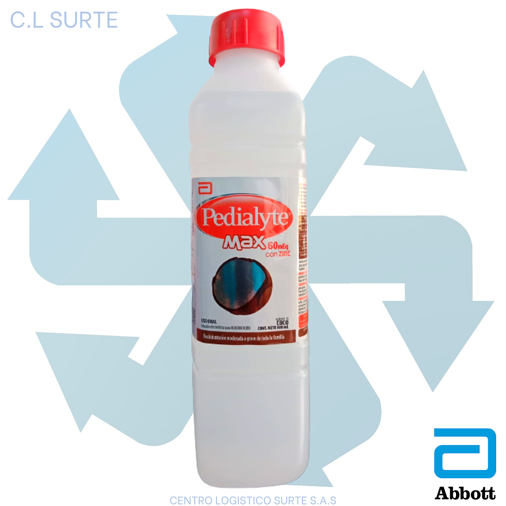PEDIALYTE ZINC 60 X 500 ML COCO ABBOTT