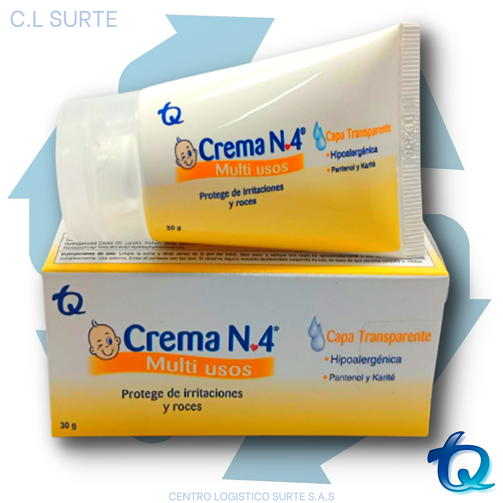 CREMA N 4 MULTIUSOS X 30 G TQ DERMA + IVA