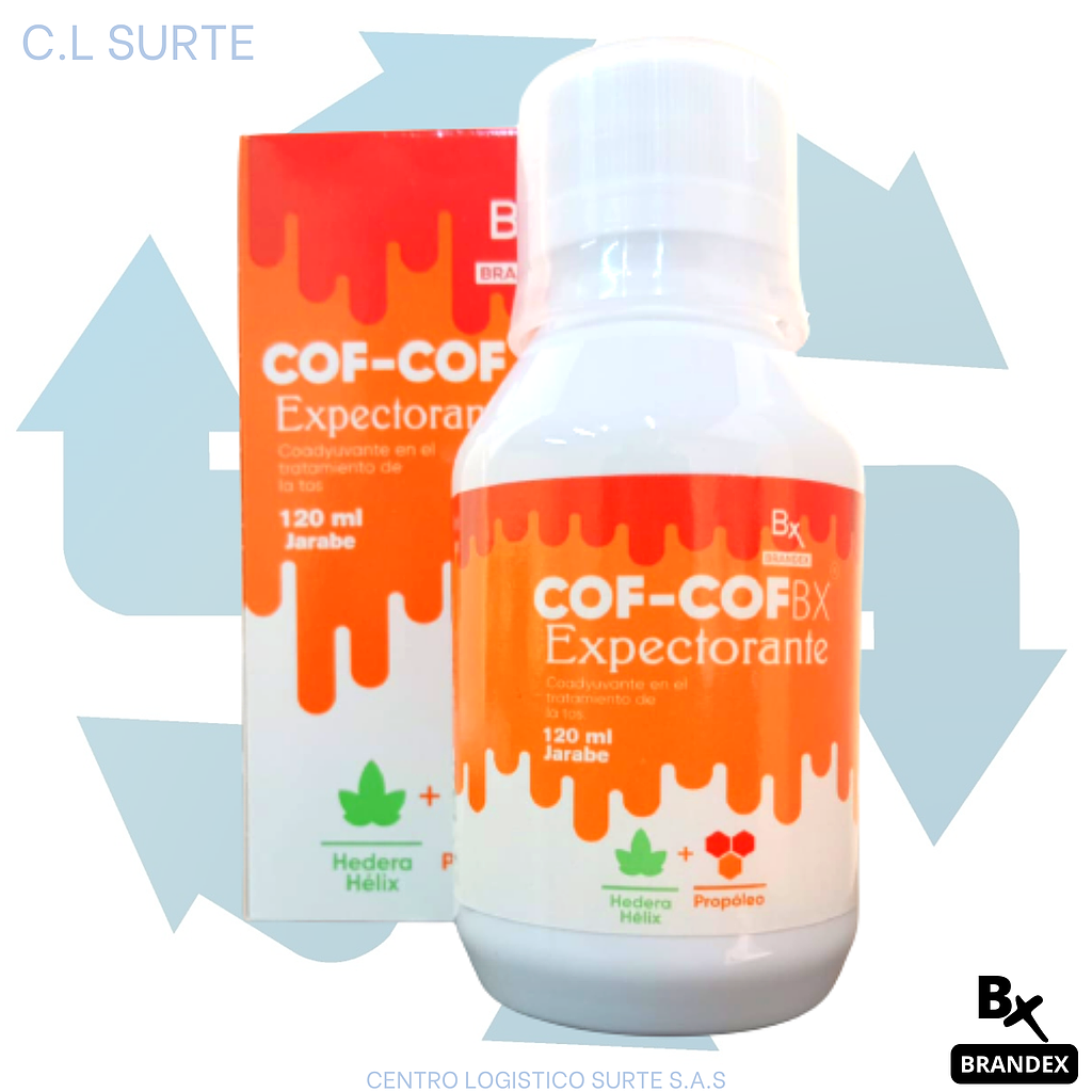 COF-COF JBE X 120 ML HEDERA HELIX + PROPOLEO BRANDEX
