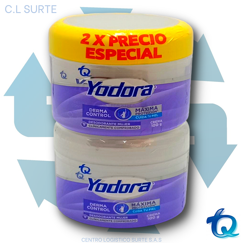 YODORA X 100 G CREMA ATP DERMA CONTROL 2 P. ESP TQ YRA + IVA