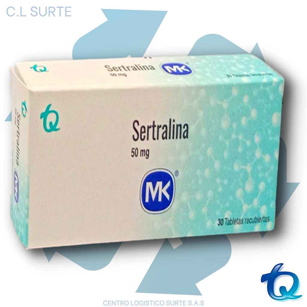 SERTRALINA 50 MG X 30 TAB MK TQ