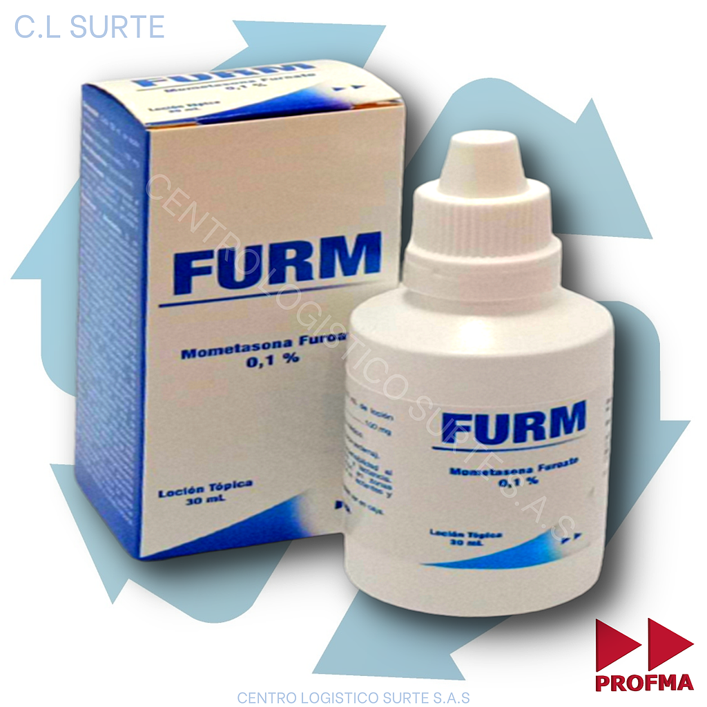 FURM LOCION X 30 ML MOMETASONA FUROATO 0.1 % PROFMA