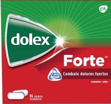 DOLEX FORTE X 96 TAB ACETAMINOFEN + CAFEINA PFIZER