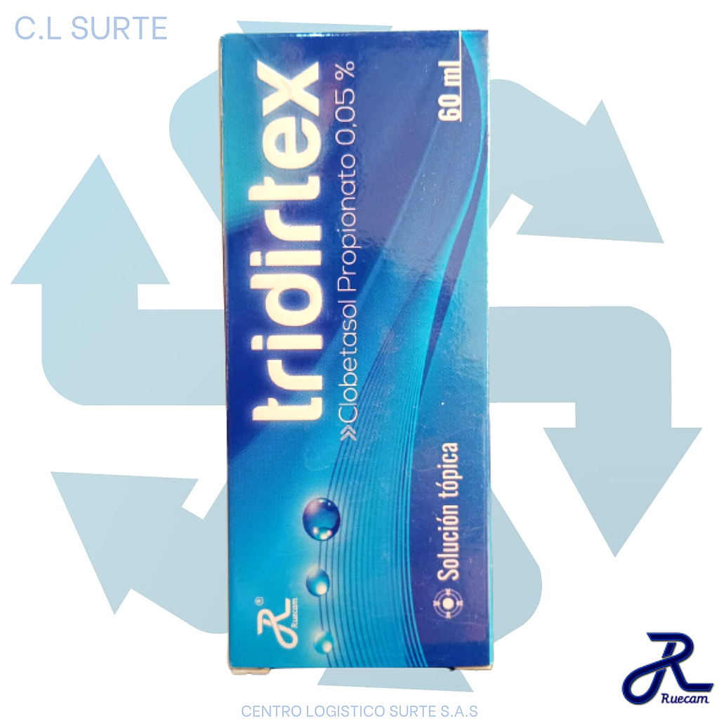 TRIDIRTEX SOLUCION TOP X 60 ML CLOBETASOL RUECAM