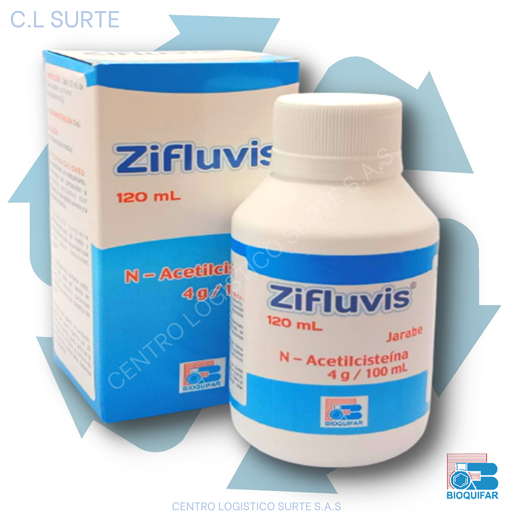 ZIFLUVIS JBE X 120 ML N-ACETIL BIOQUIFAR 