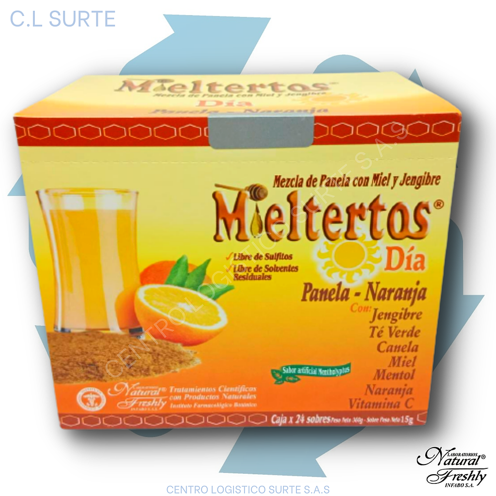 MIELTERTOS X 24 SBS DIA NARANJA  FRESHLY