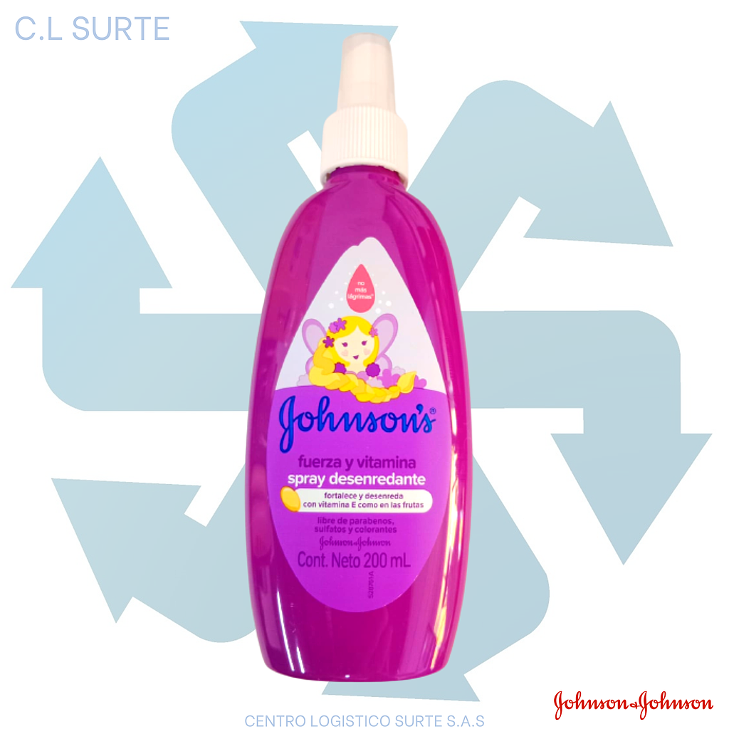 ACONDICIONADOR JJ X 200 ML SPRAY FUERZA Y VIT (12) + IVA