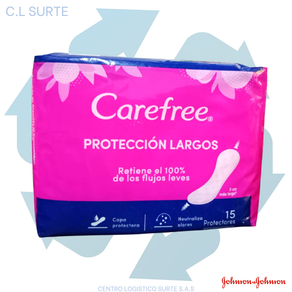 CAREFREE PROTECTOR INT X  15 UNDS LARGOS (30) JJ