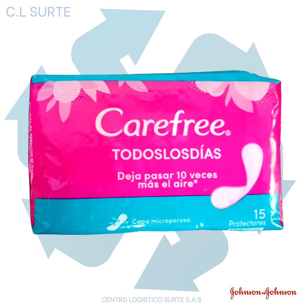 CAREFREE PROTECTOR INT X  15 UNDS TODOS LOS DIAS (36) JJ