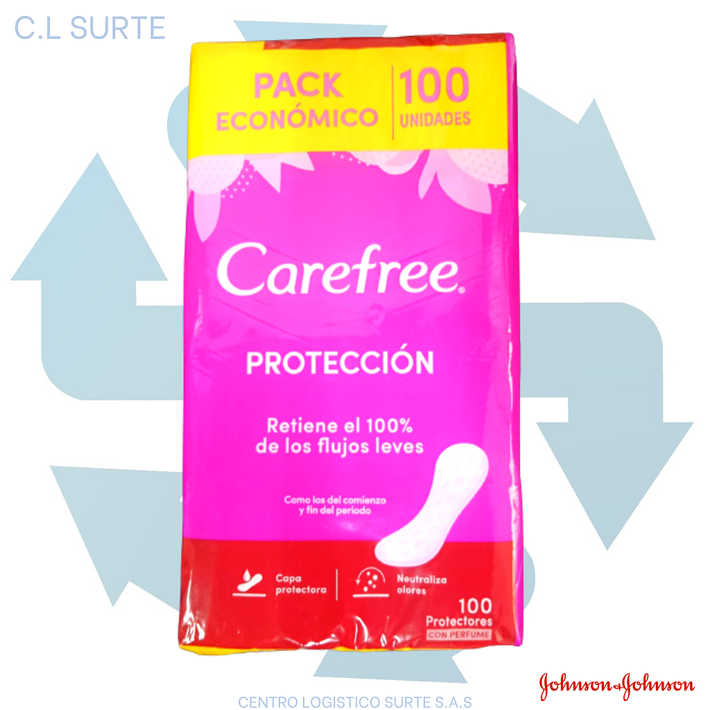 CAREFREE PROTECTOR INT X 100 UNDS AROMA (12) JJ