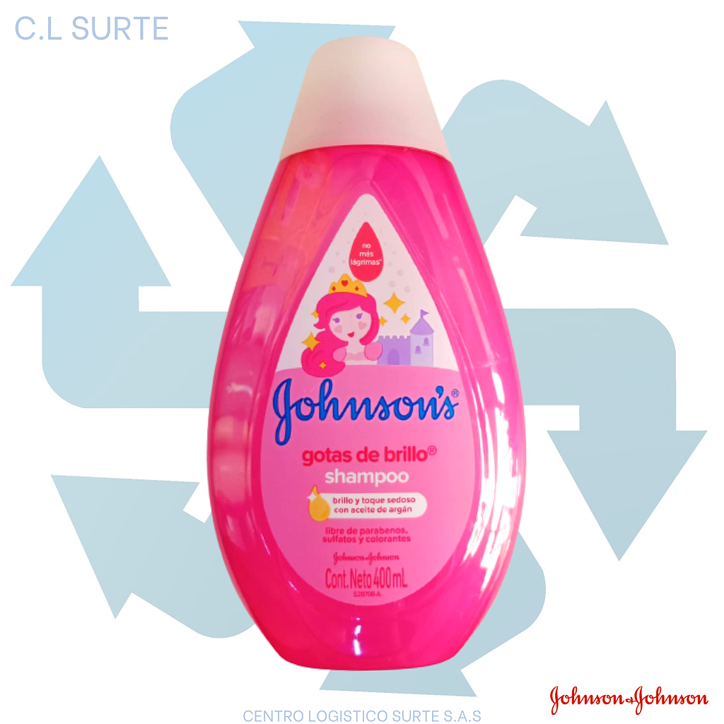 CHAMPU JJ X 400 ML GOTAS DE BRILLO (12) + IVA              