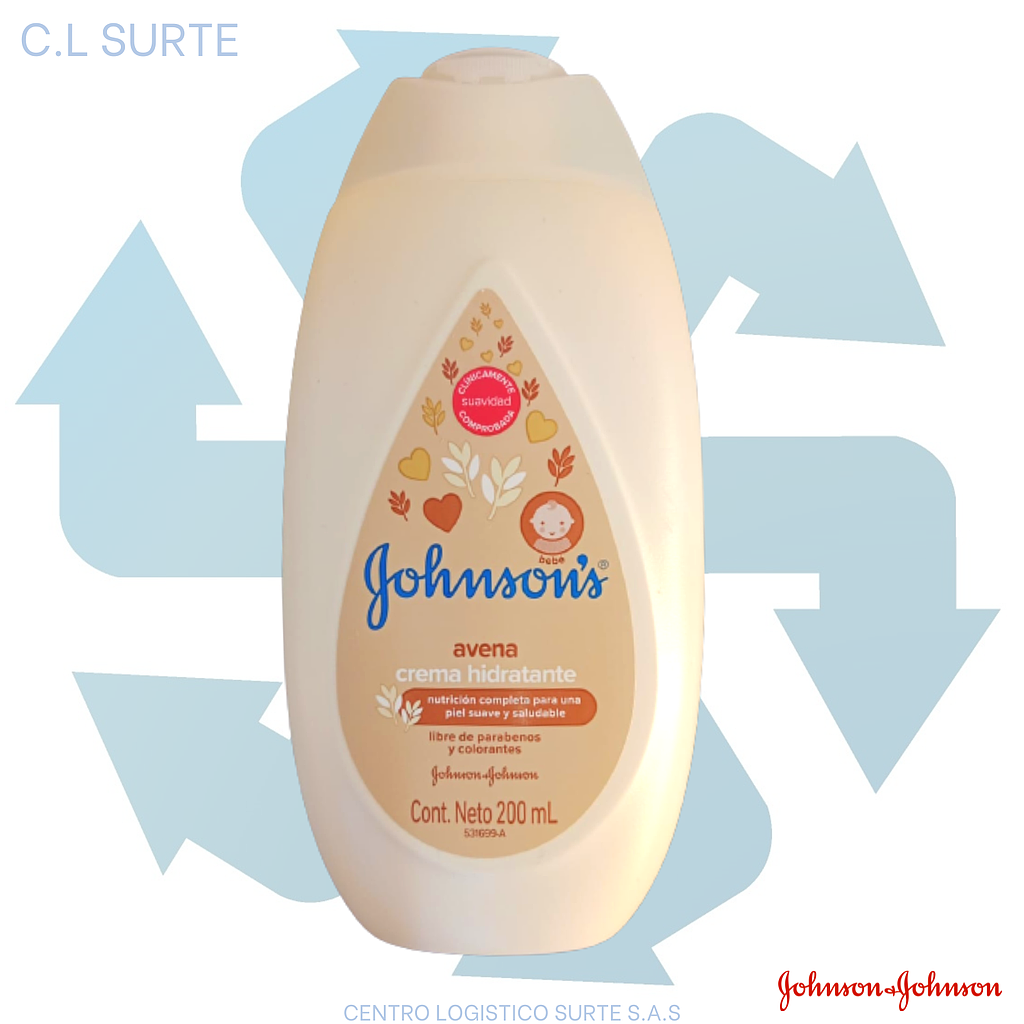 CREMA LIQ JJ X 200 ML AVENA (12) + IVA               