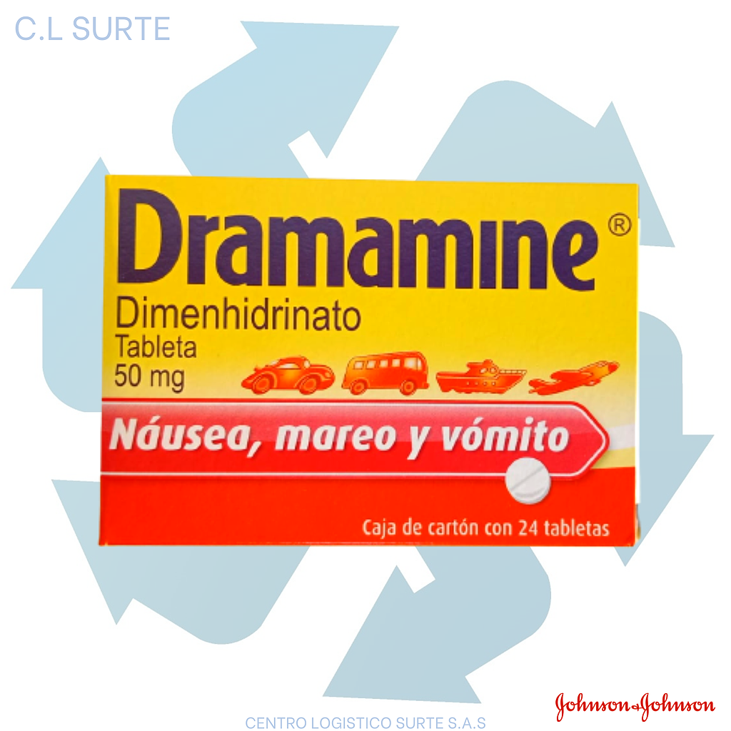 DRAMAMINE 50 MG X 24 TAB (72) JJ