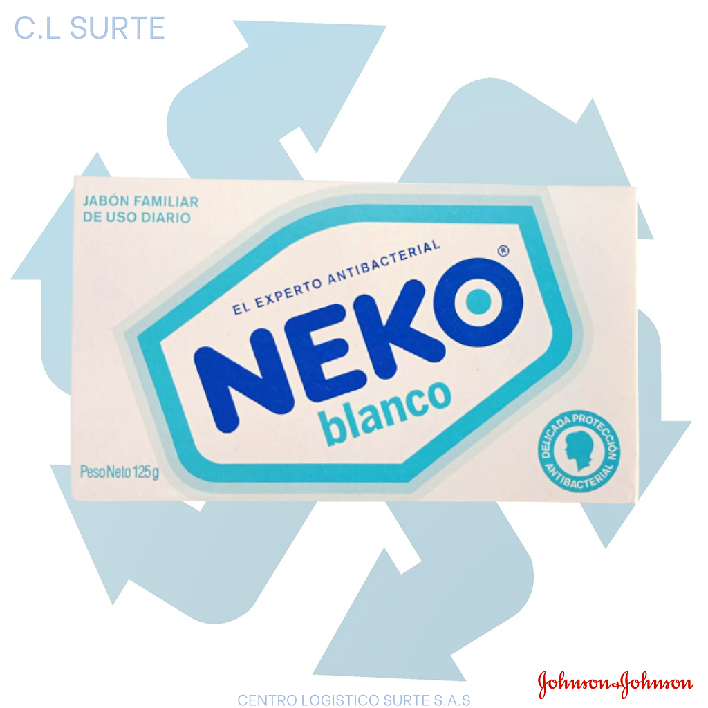 JABON NEKO X 125 GR BLANCO (48) JJ + IVA