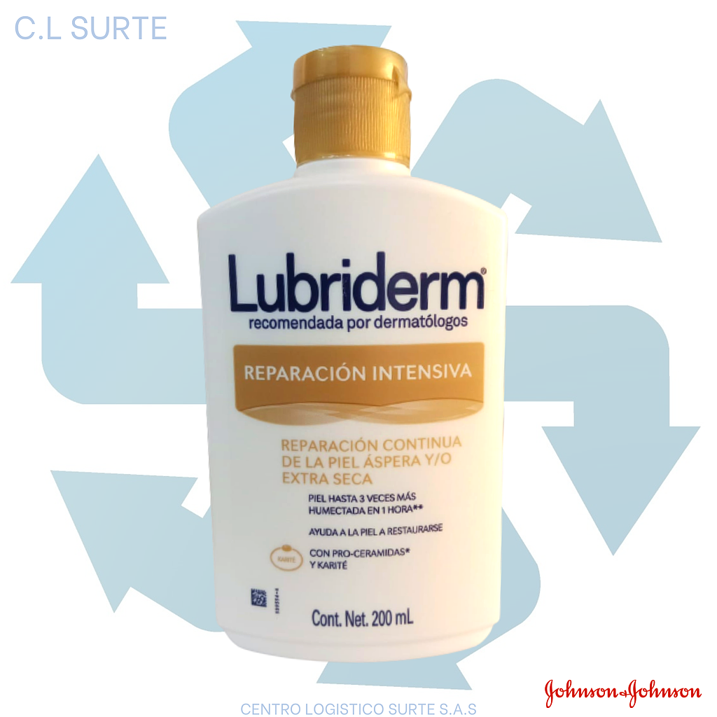 LUBRIDERM CREMA X 200 ML REPARACION INTENSIVA (12) JJ + IVA