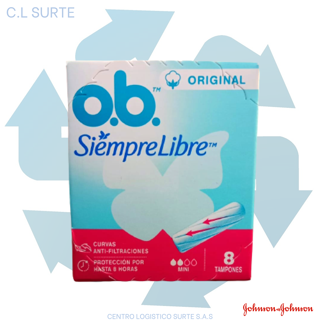 TAMPON OB X  8 DIG MINI ORIGINAL (20) JJ  