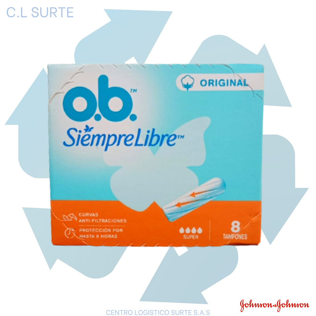 TAMPON OB X  8 ORIGINAL SUPER (20) JJ